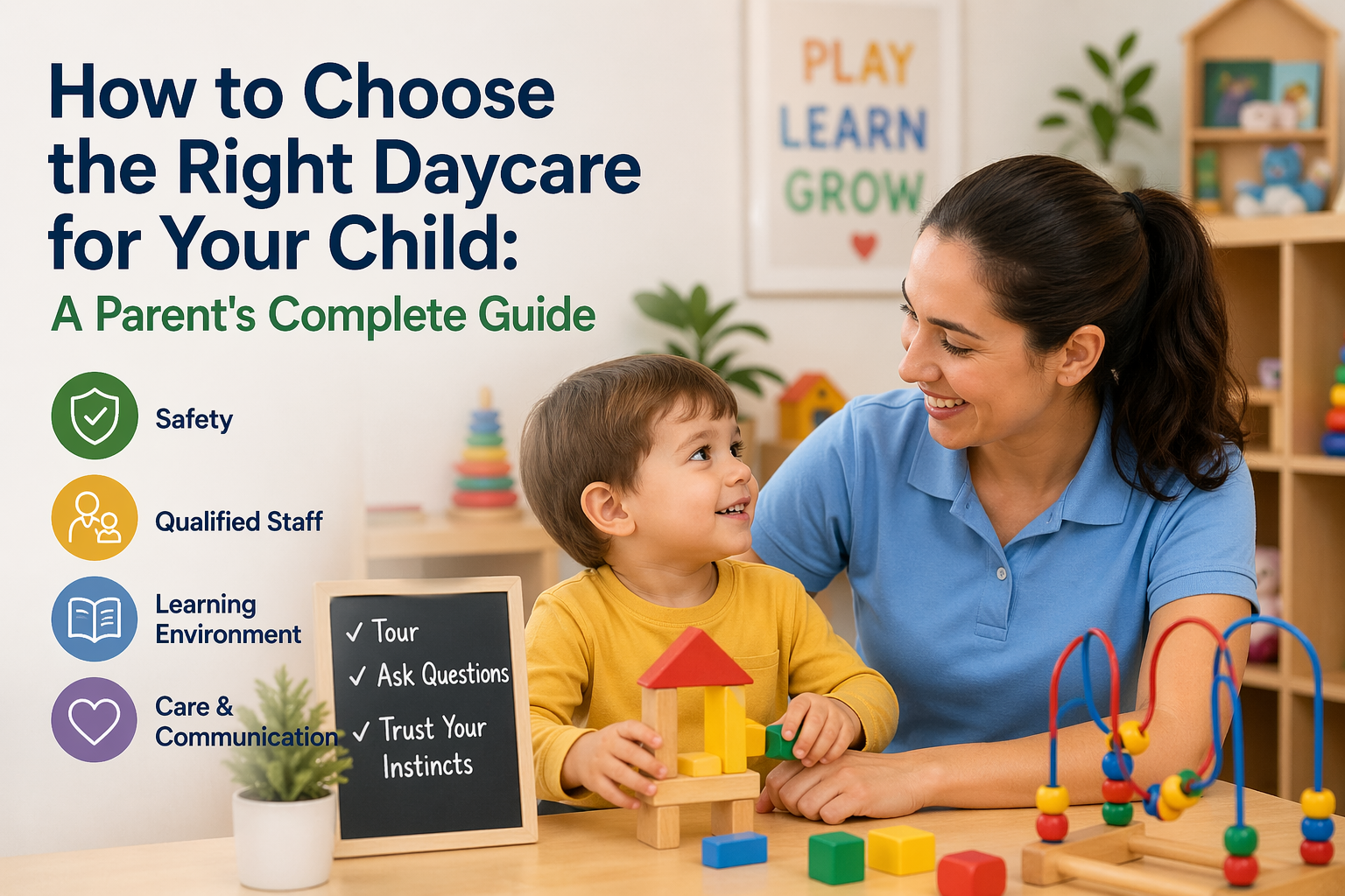 How to Choose the Right Daycare for Your Child A Parent's Complete Guide